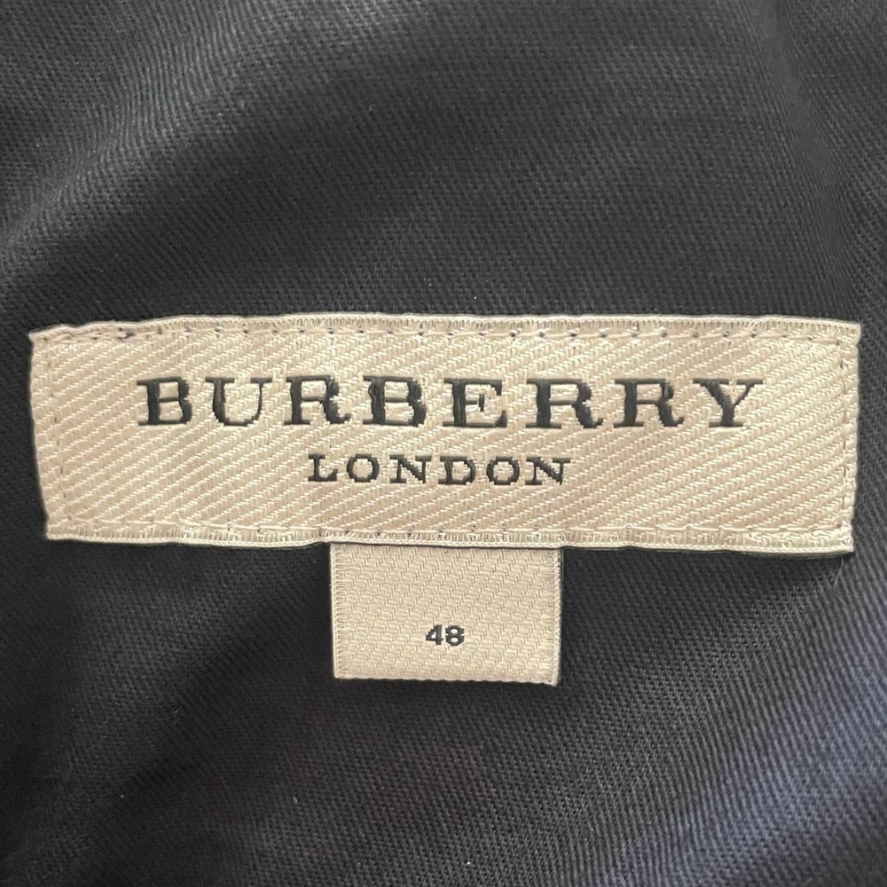Burberry Wool Twill Tailored Black Trousers Size 48 / 14 US - Picture 6 of 11